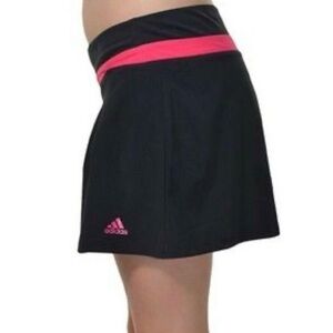 Adidas Black and Pink Athletic Skirt